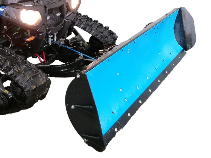 POLARIS PRO SCHNEESCHILD hydraulisch mit Verlängerung für Raupenbetrieb und Seitenflügel
