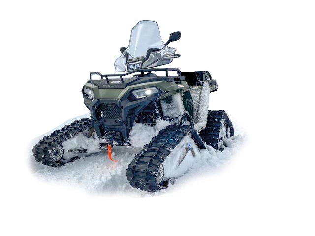 POLARIS SPORTSMAN 570 EPS mit Raupen, Reling & Heckkorb
