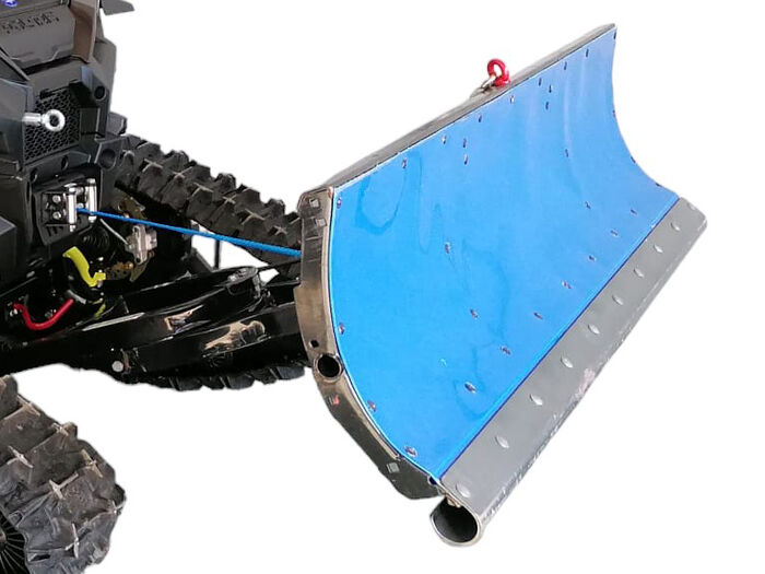 POLARIS PRO SCHNEESCHILD hydraulisch mit Verlängerung für Raupenbetrieb