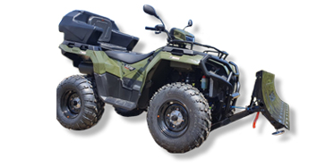 POLARIS SPORTSMAN 570 MIT SCHNEESCHILD